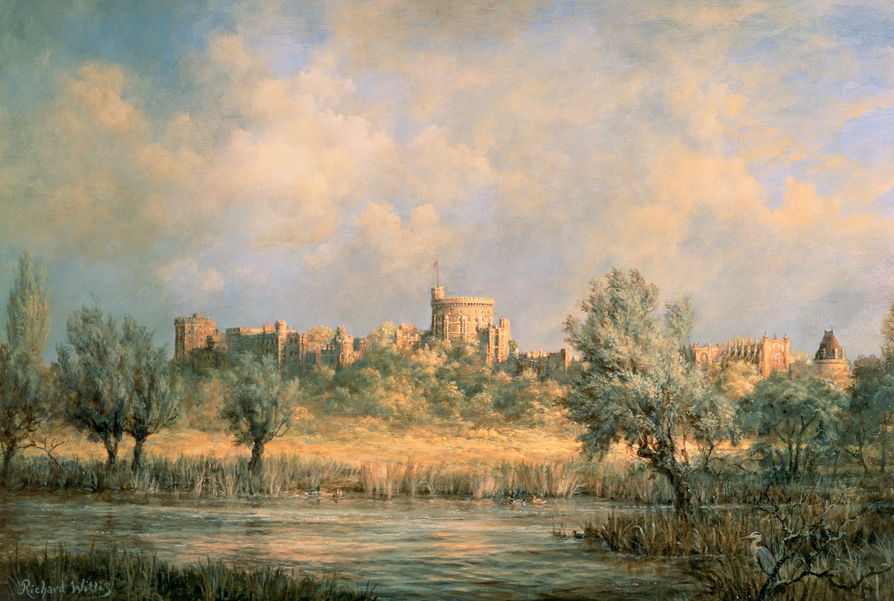 Windsor Castle: vanaf de Rivier de Theems door Richard Willis