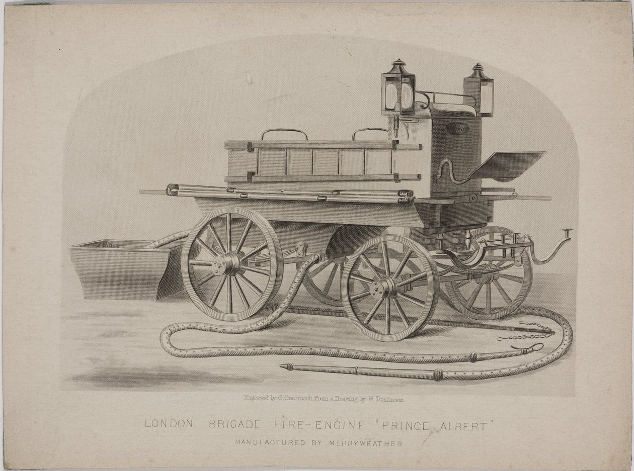 Londen Brigade brandweerwagen 