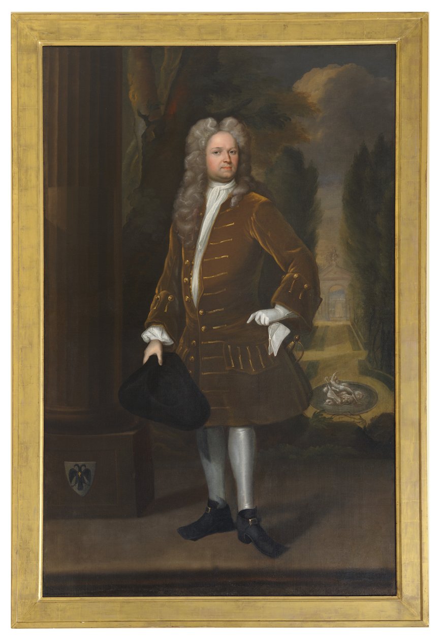 William Stukeley, ca. 1726 door Richard (attr. to) Collins