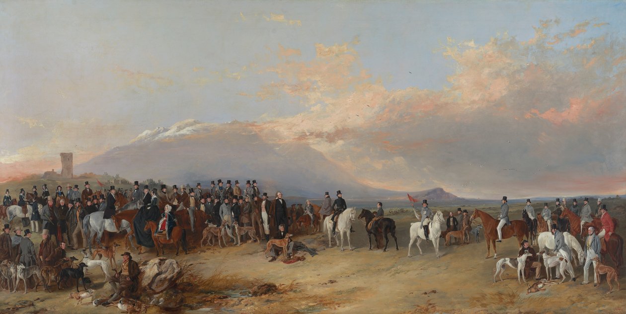 De Caledonische Coursing Bijeenkomst door Richard Ansdell