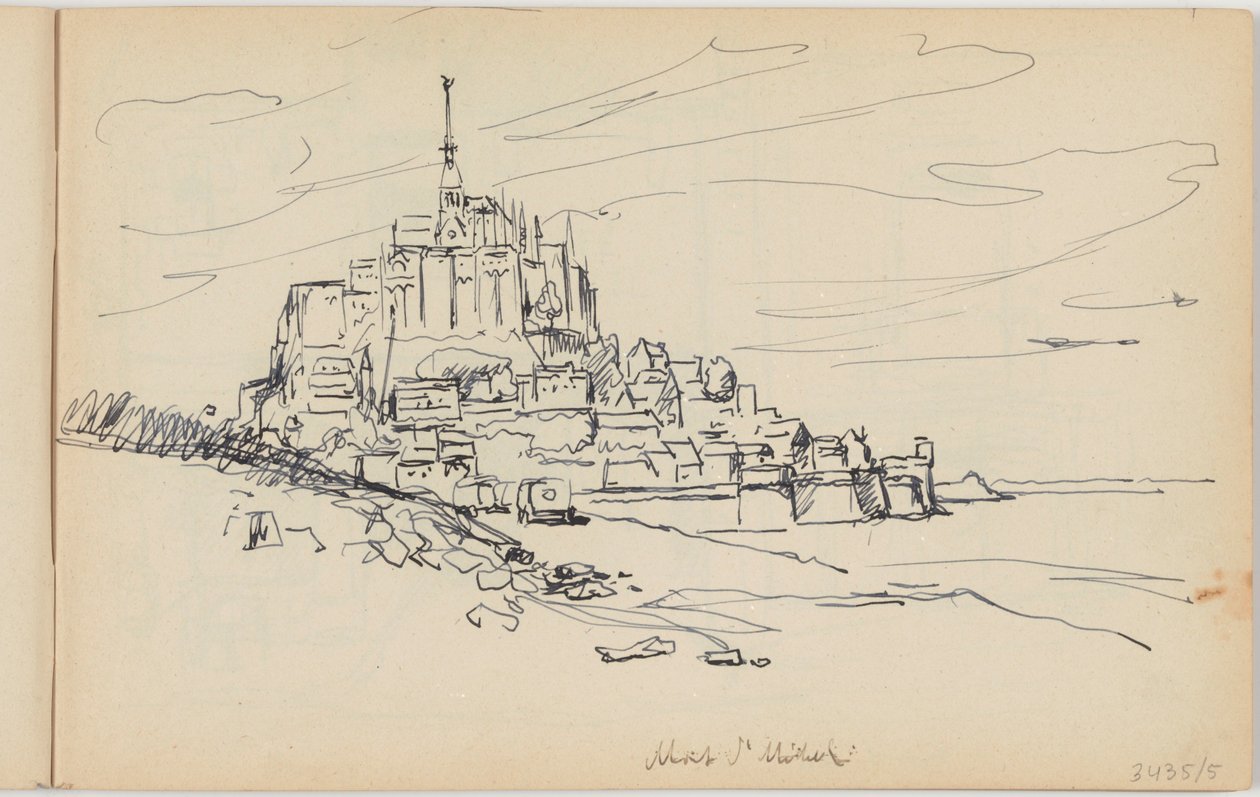 Mont-Saint-Michel door Richard Baseleer
