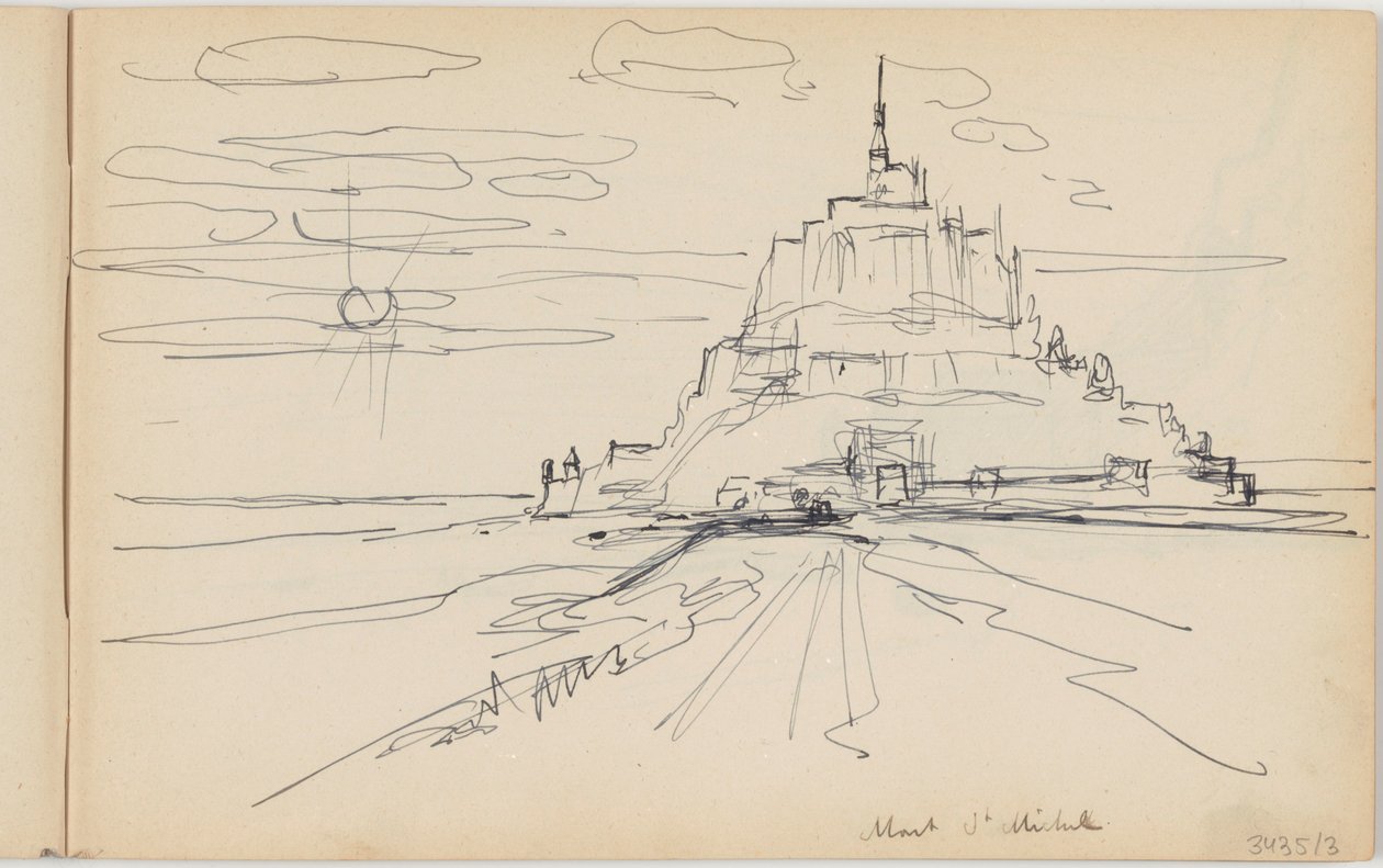 Mont Saint-Michel door Richard Baseleer