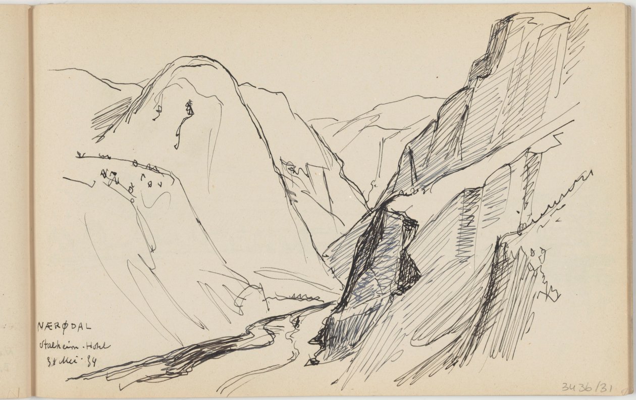 Nærødal Stalheim Hotel door Richard Baseleer
