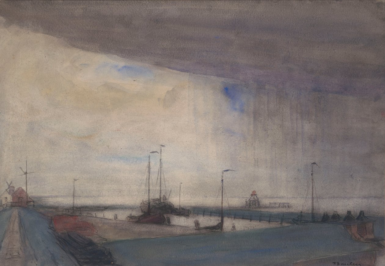 Scheldehaven in Doel door Richard Baseleer