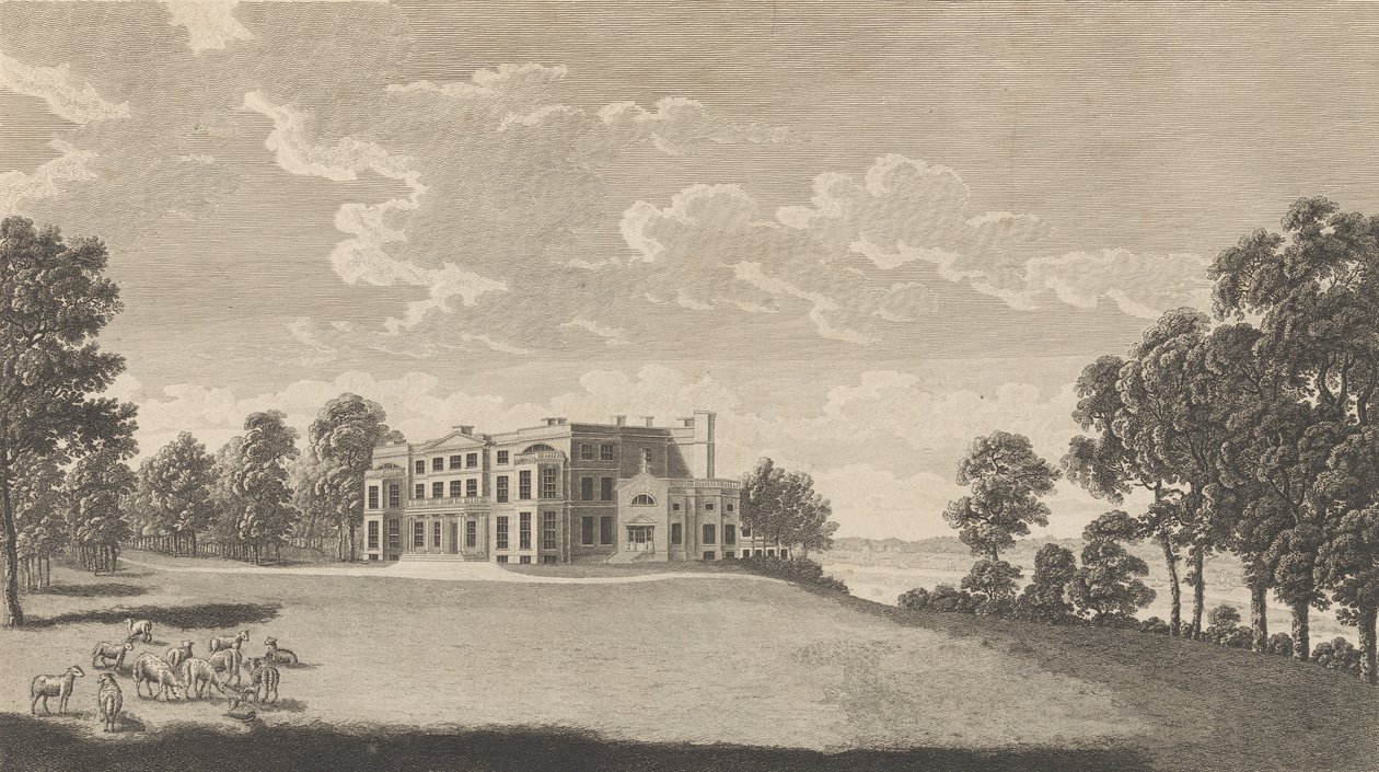 Belvidere House, nabij Erith, in het graafschap Kent, uit Edward Hasted
