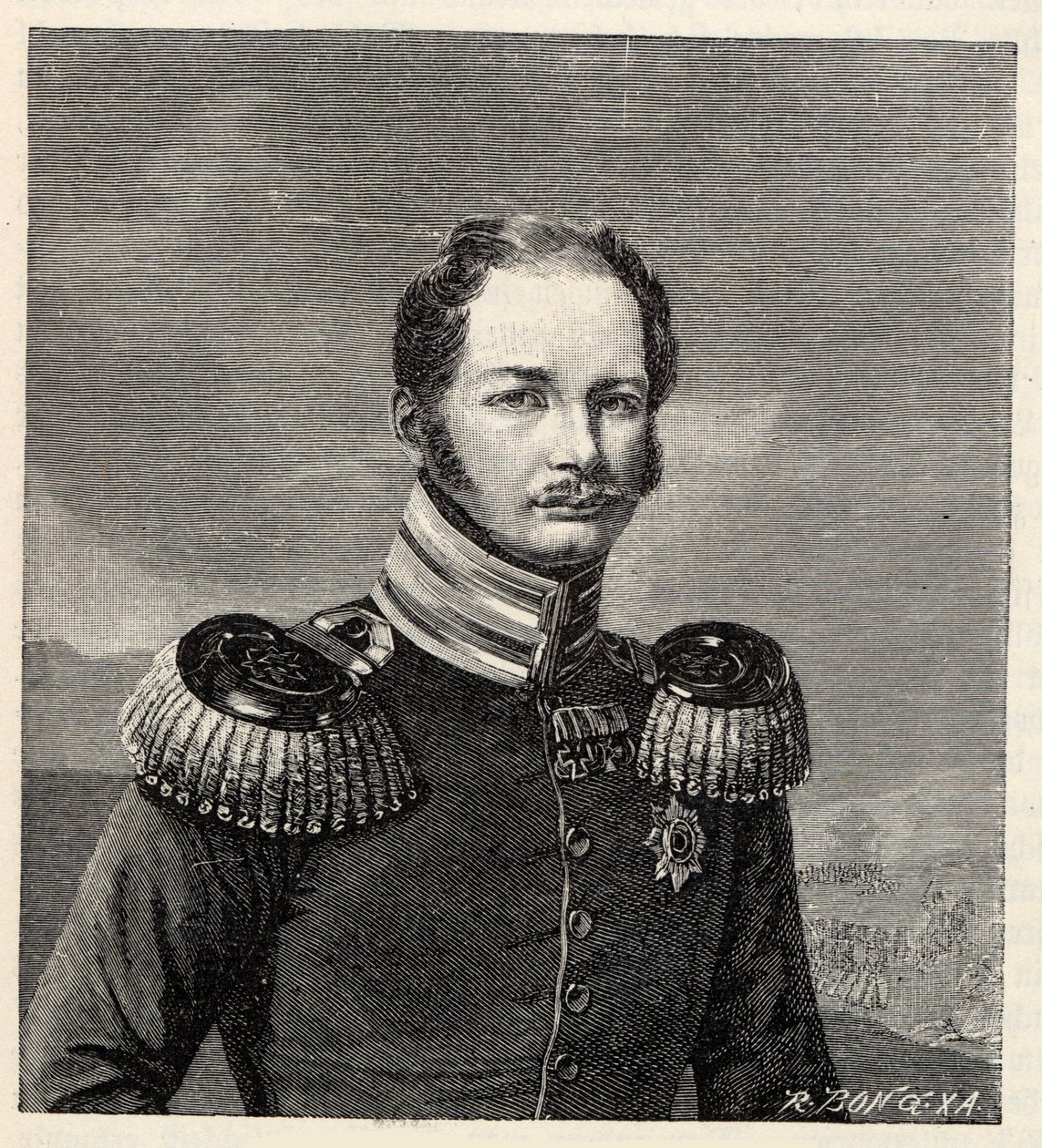 Prins Willem van Pruisen 1797-1888, 1835 door Richard Bong