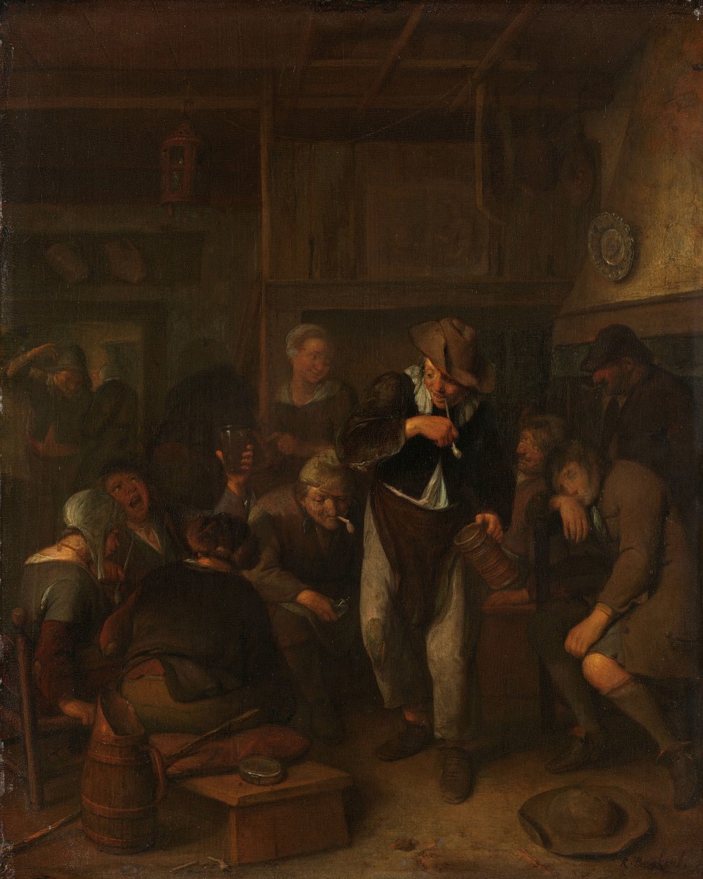 Herberg op het platteland door Richard Brakenburg