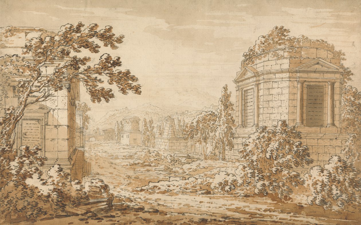 Klassiek landschap door Richard Cooper the Younger
