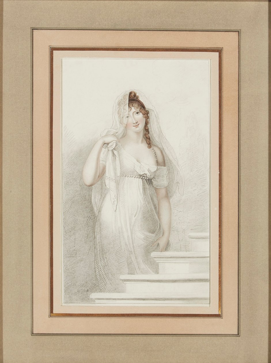 Portret van Madame Récamier 1777-1849 door Richard Cosway
