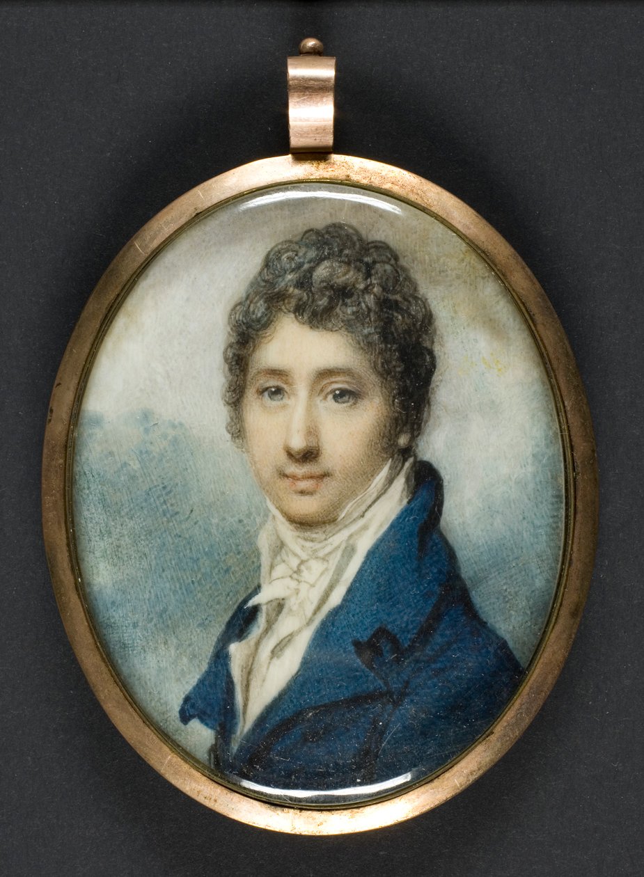 Portret van een heer door Richard Cosway