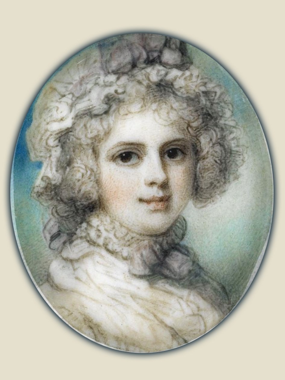 Portret van een vrouw door Richard Cosway