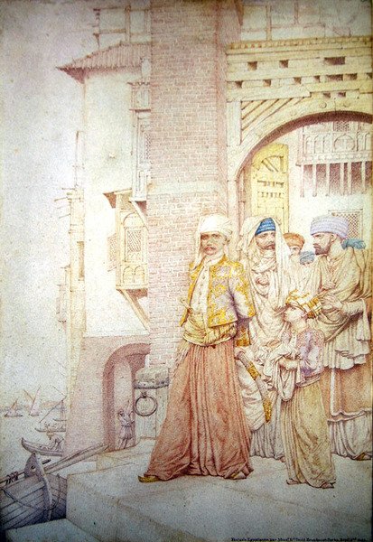 Egyptische Fantasie door Richard Dadd