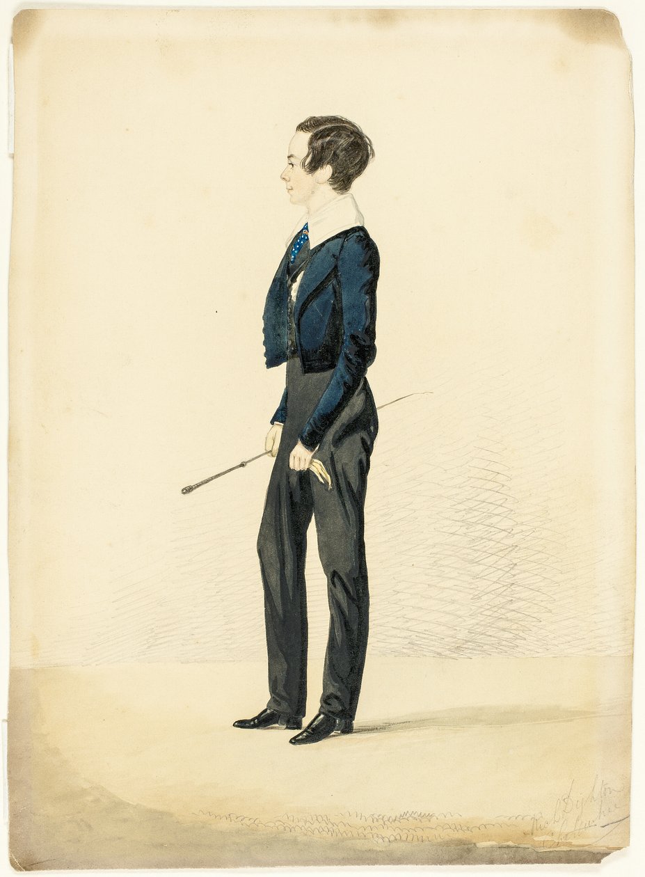 Jongen met een Eton Kraag door Richard Dighton