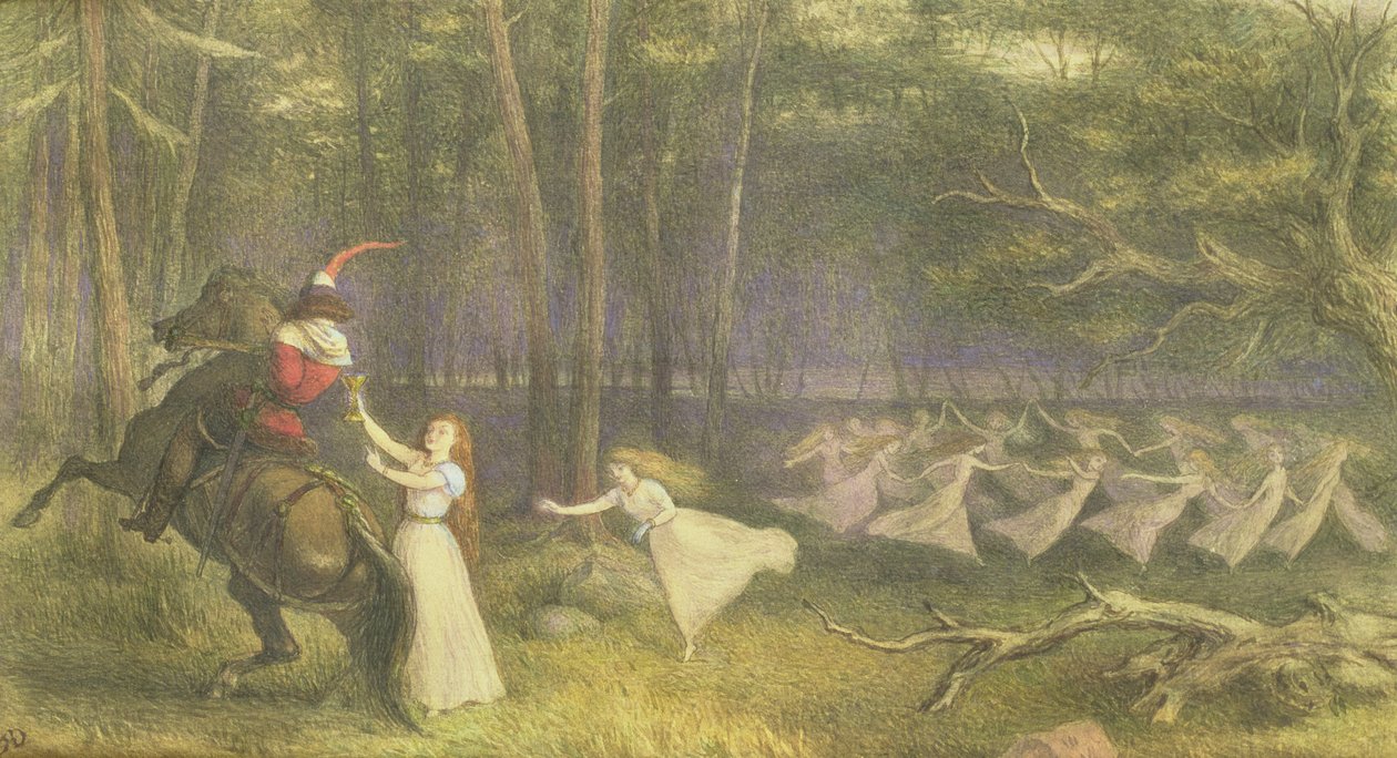 De altaarbeker in Aagerup: Het moment van vertrek door Richard Doyle