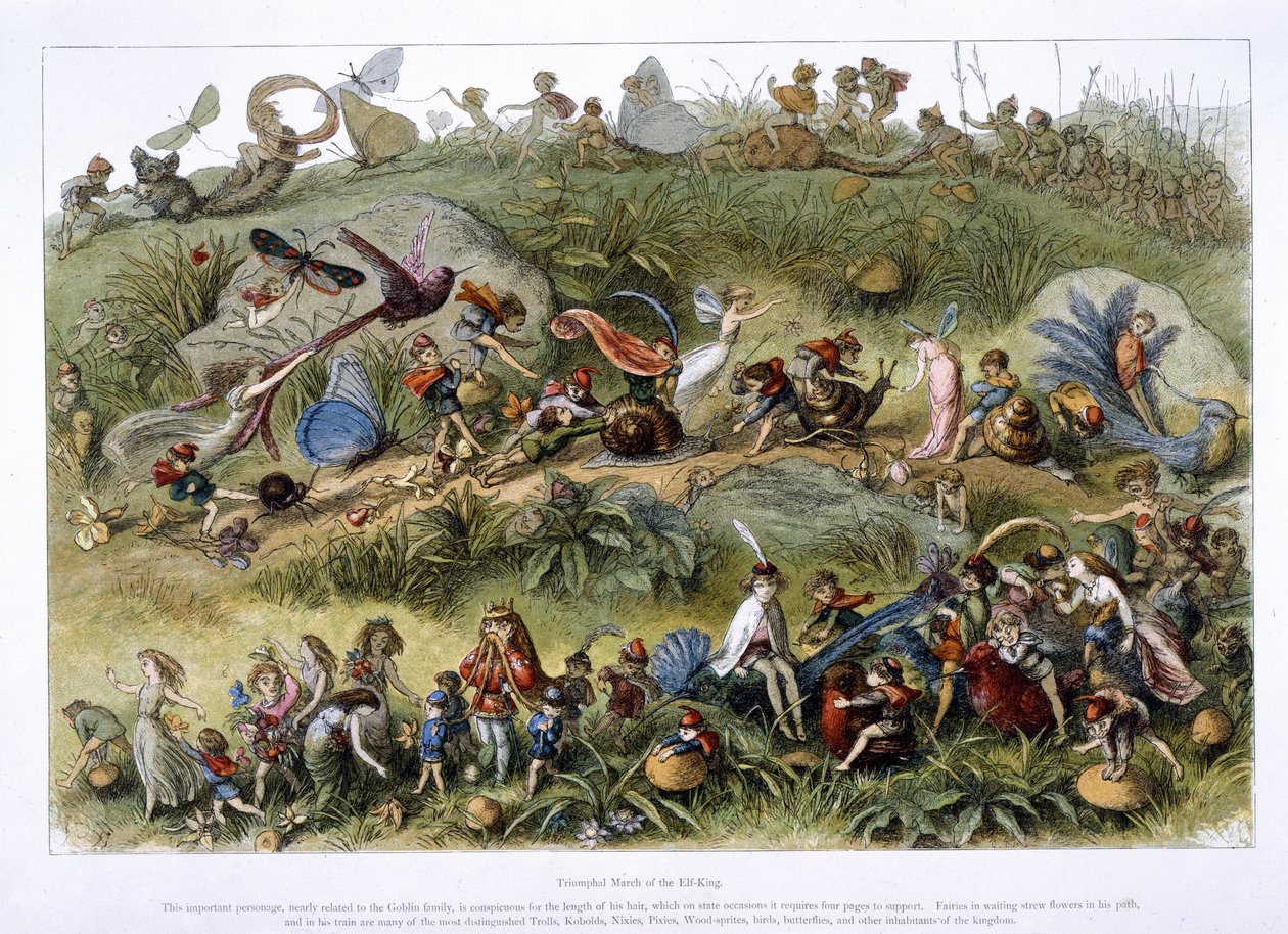 Triomfantelijke Mars van de Elf-Koning door Richard Doyle