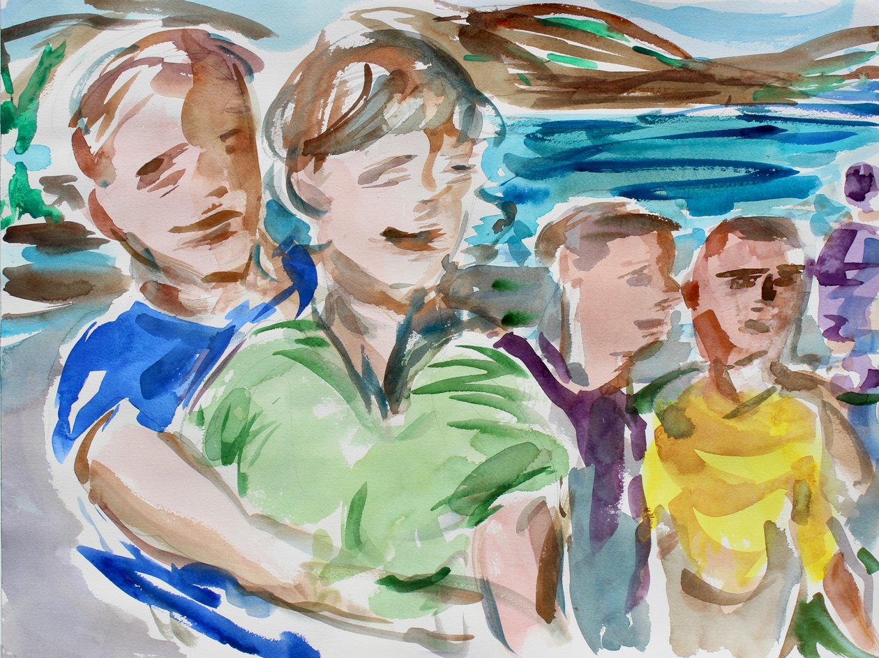 Bij de baai, 2020 door Richard Fox