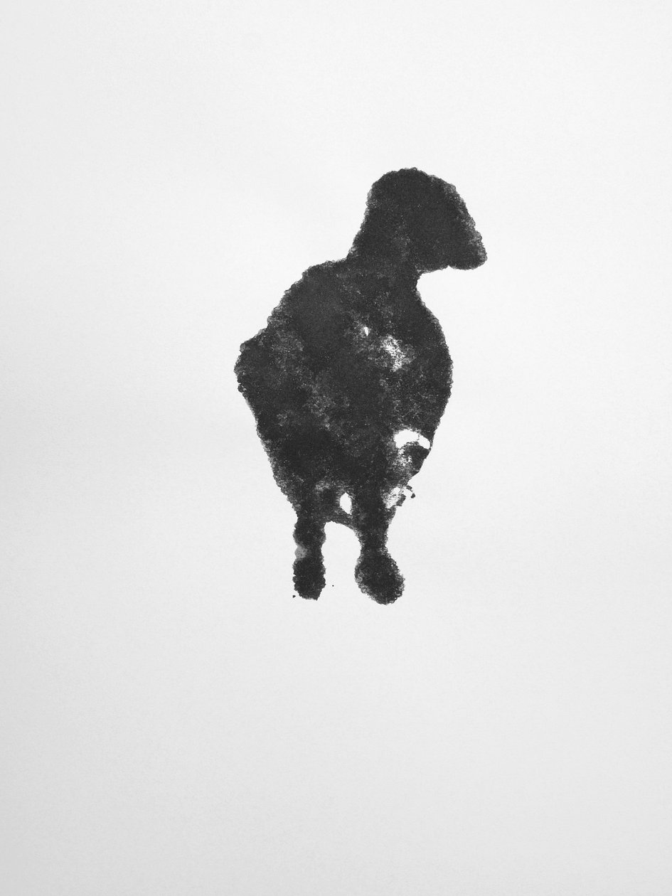 Zonder titel, 2009 (monotype) door Richard Green