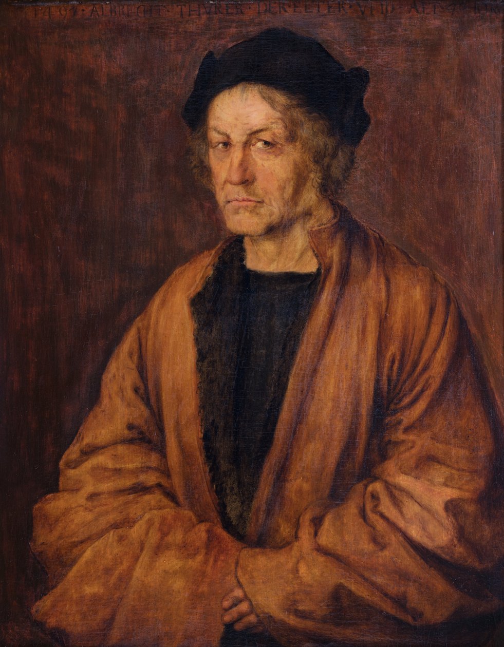 Een portret van Dürers vader door Richard Greenbury
