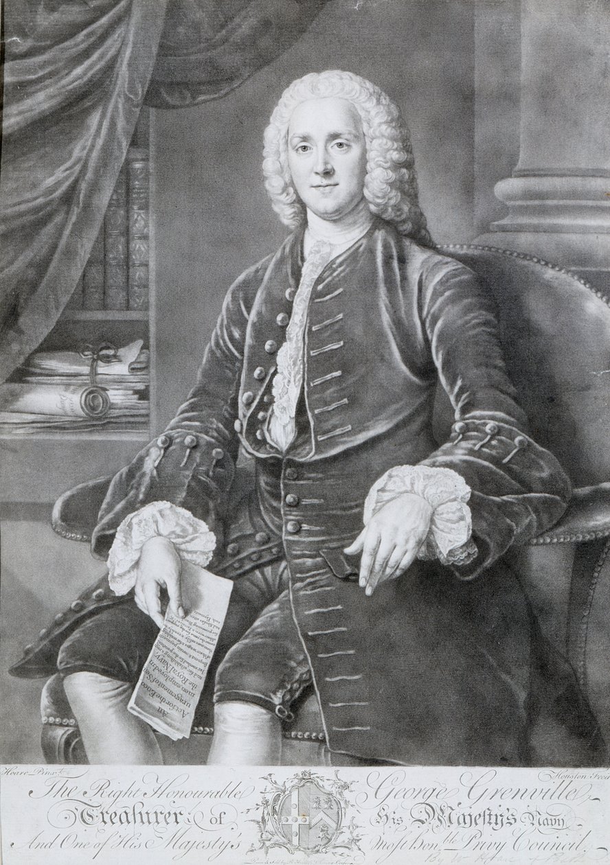 George Grenville door Richard Houston