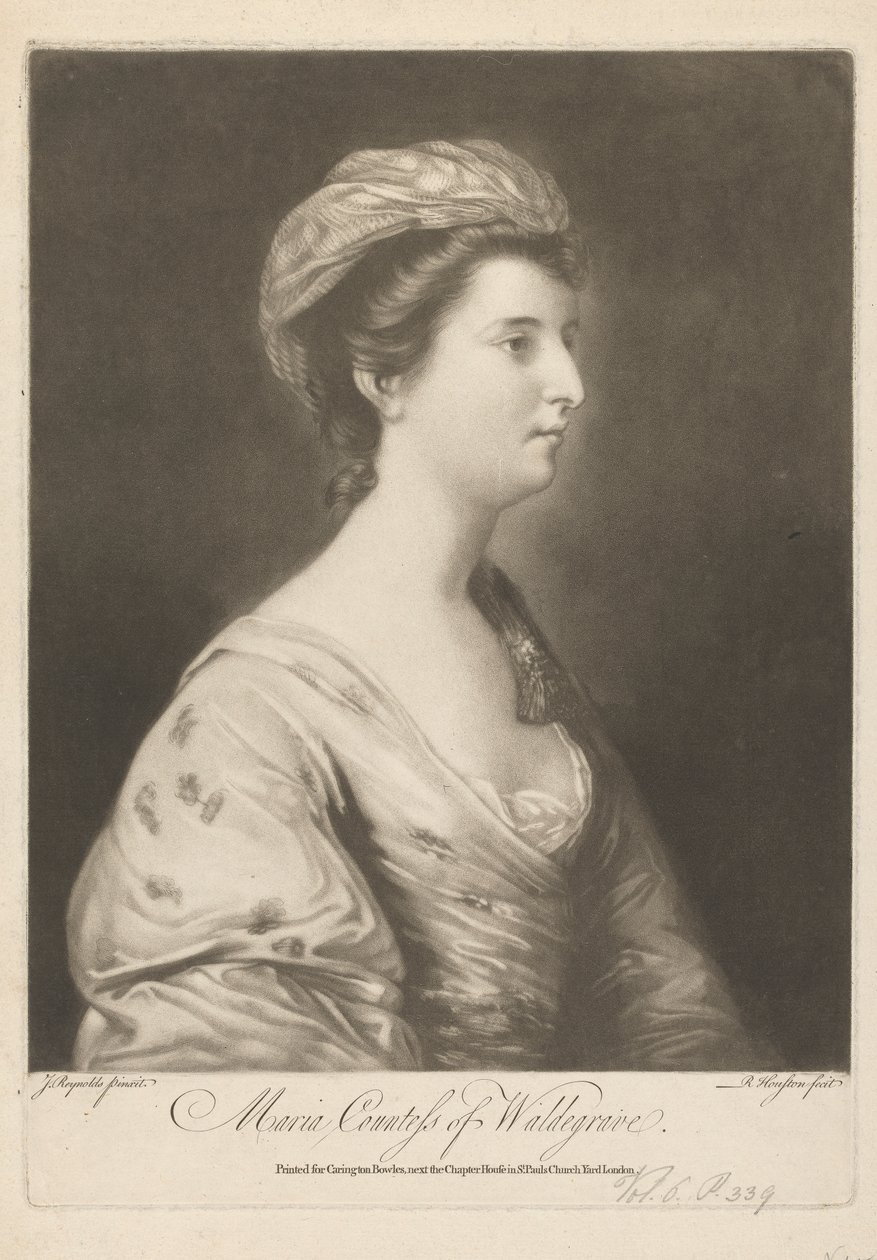 Maria, gravin Waldegrave door Richard Houston