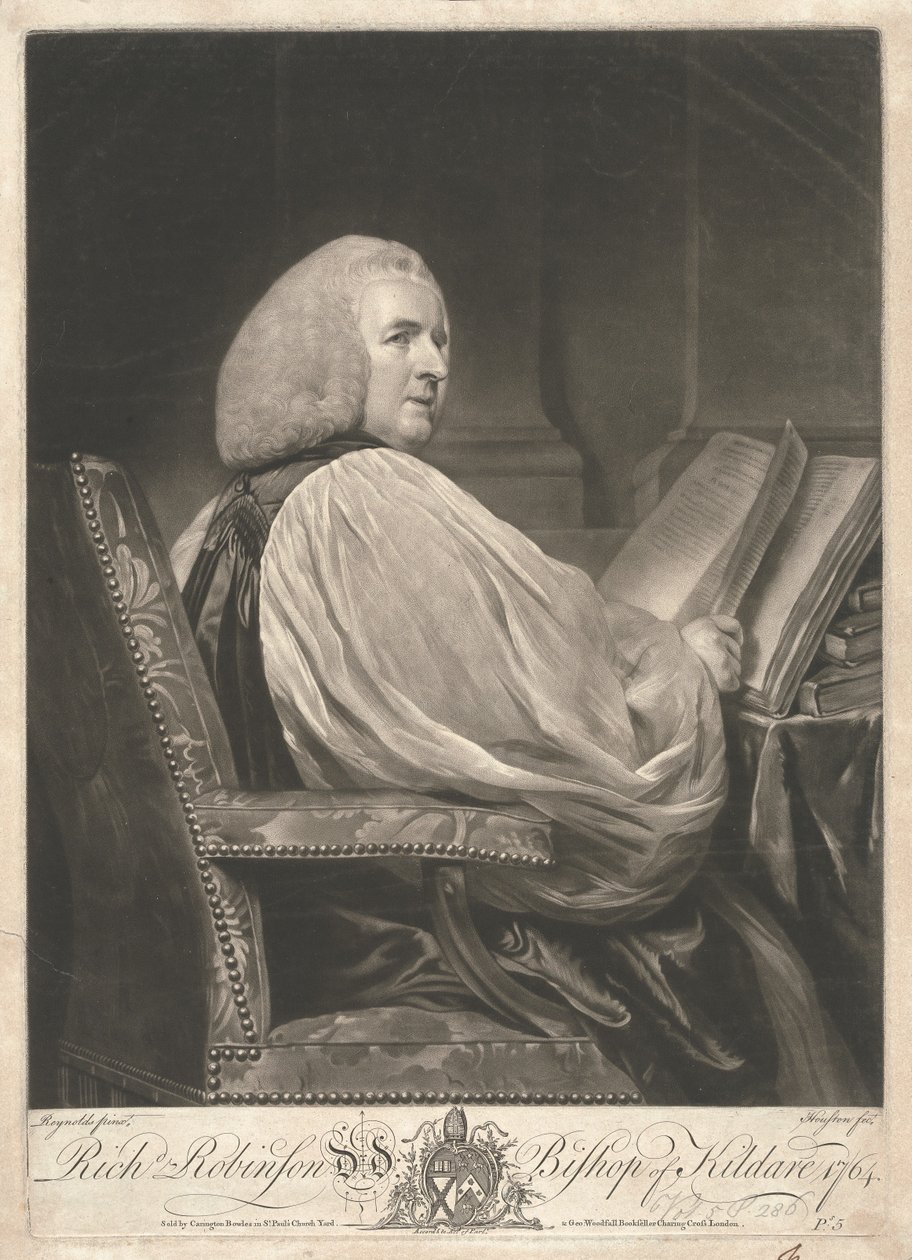 Richard Robinson, bisschop van Kildare door Richard Houston