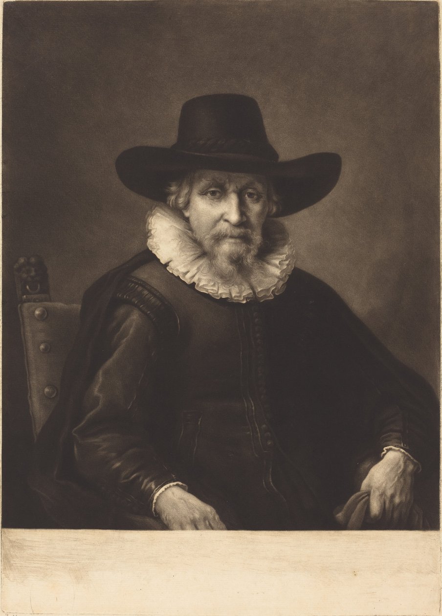 De Burgemeester door Richard Houston after Rembrandt van Rijn