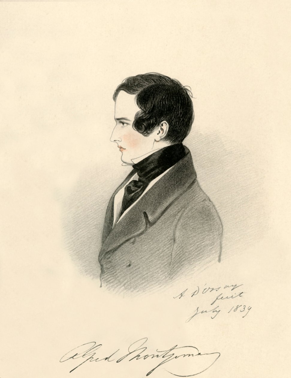 Alfred Montgomery, 1839 door Richard James Lane