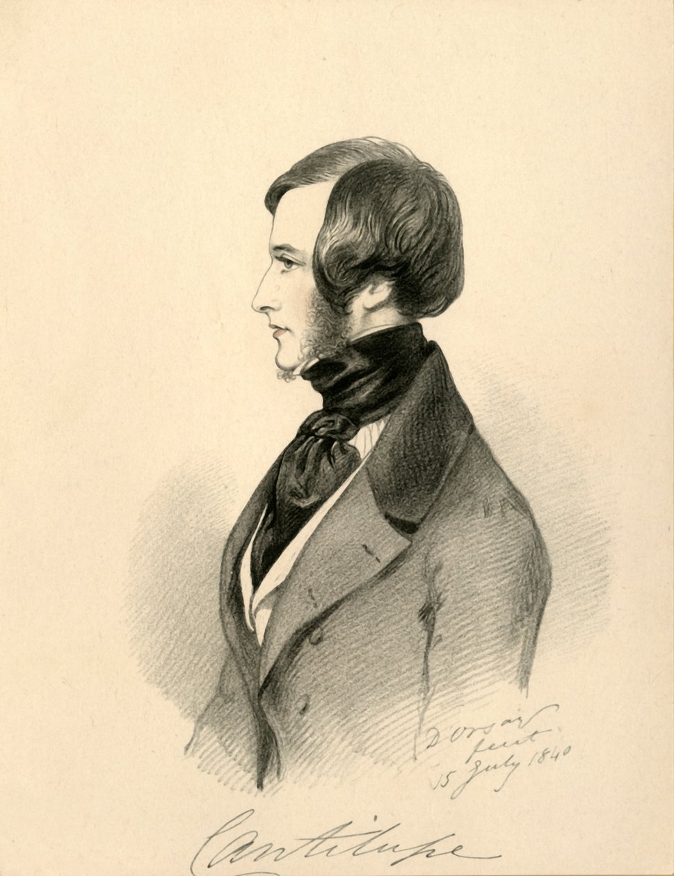 Burggraaf Cantilupe, 1840 door Richard James Lane