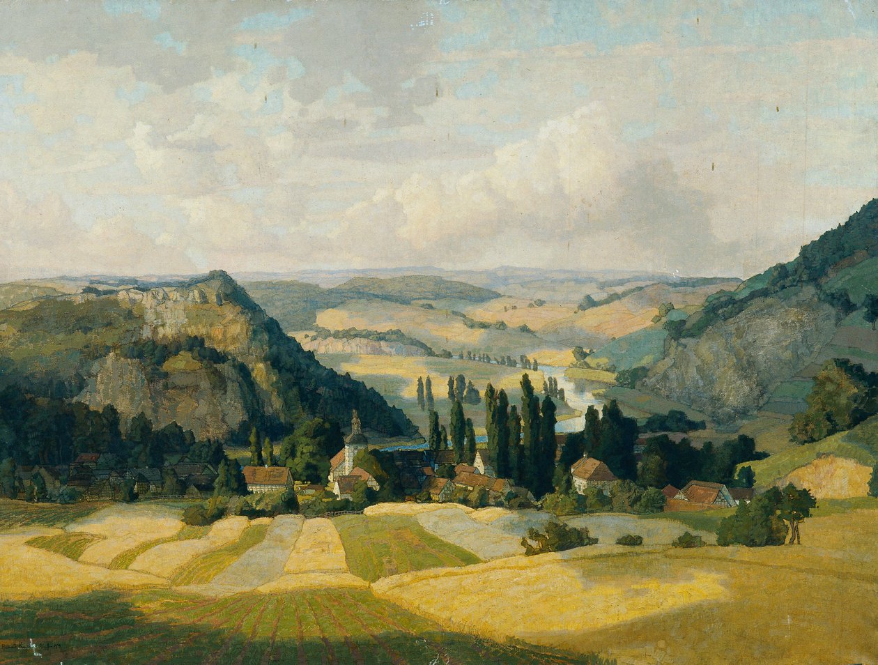 Landschap door Richard Kaiser