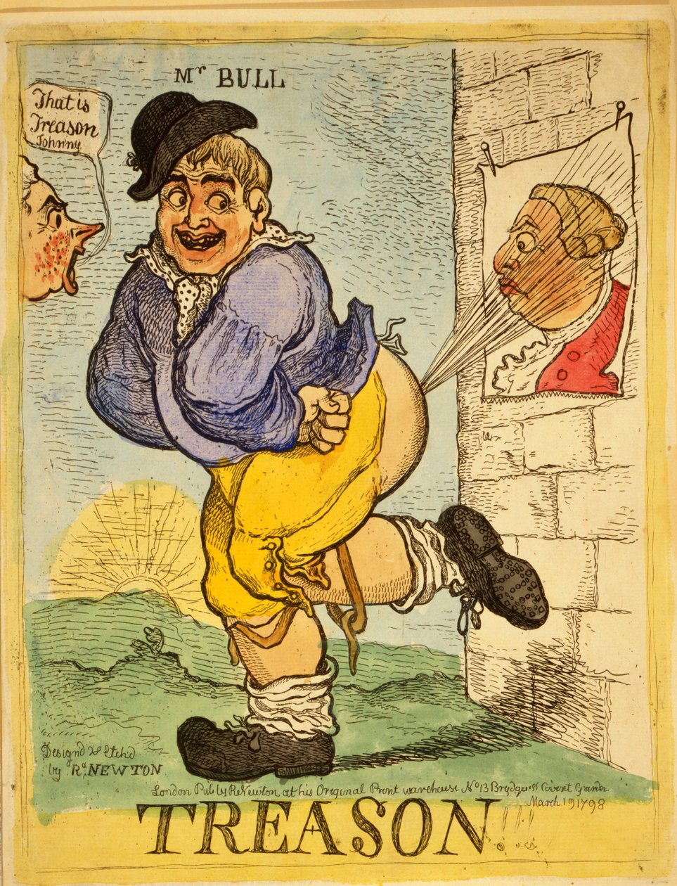 Verraad, 1798 door Richard Newton