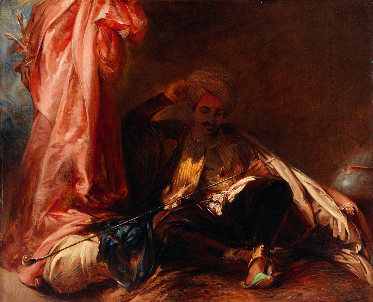 De Chibouk door Richard Parkes Bonington