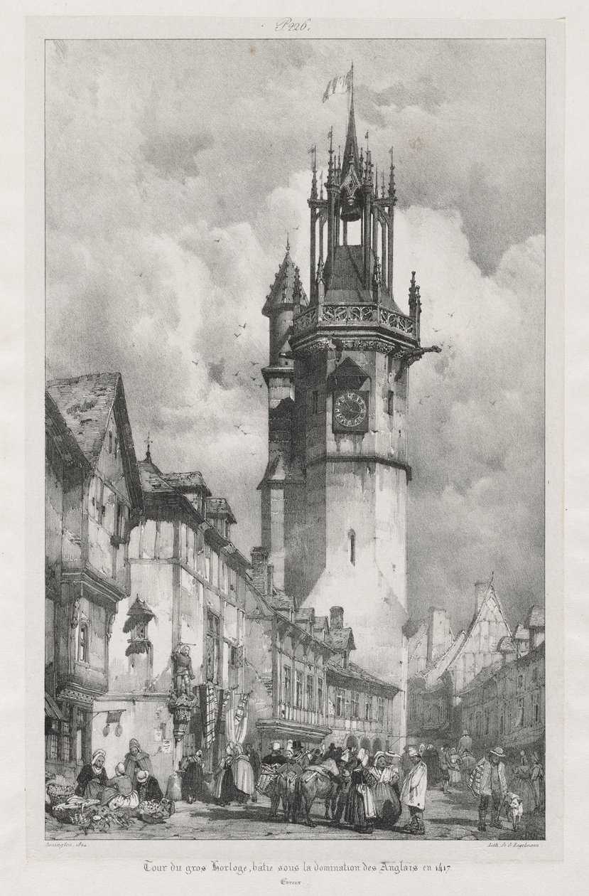 Pittoreske en romantische reizen in het oude Frankrijk, Normandië door Richard Parkes Bonington