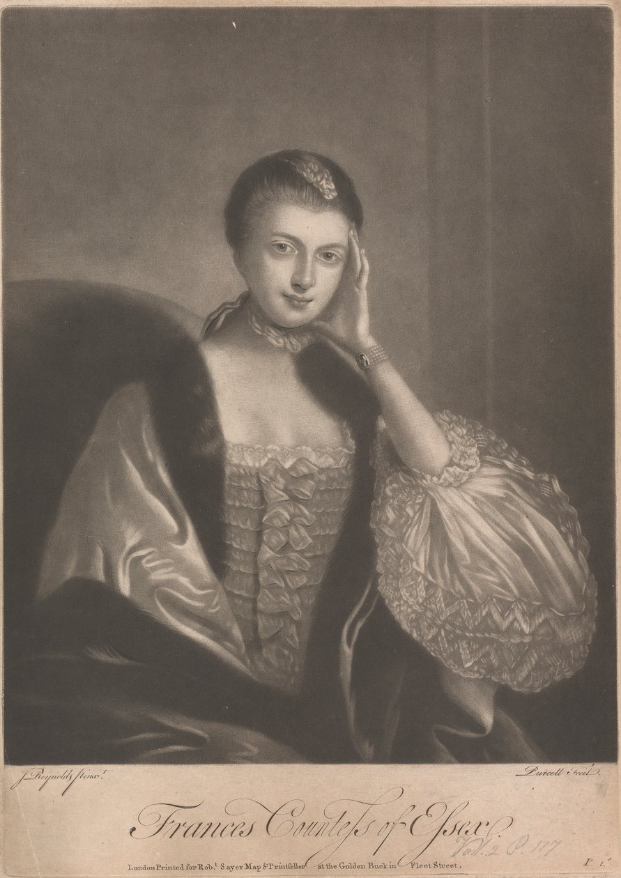 Frances Capell (geboren Hanbury-Williams), Gravin van Essex door Richard Purcell