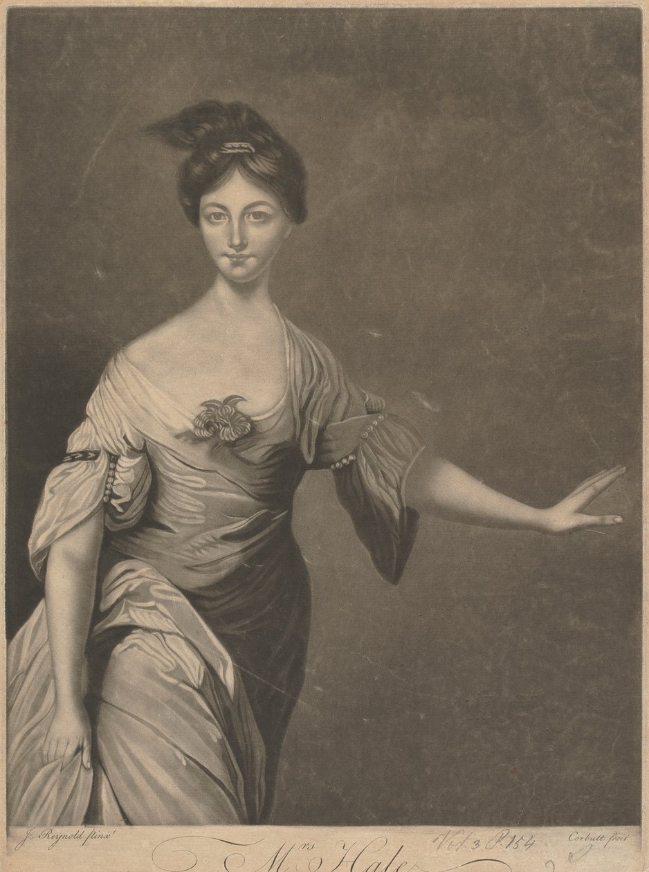 Mary Hale (geboren Chaloner), als Euphrosyne in 