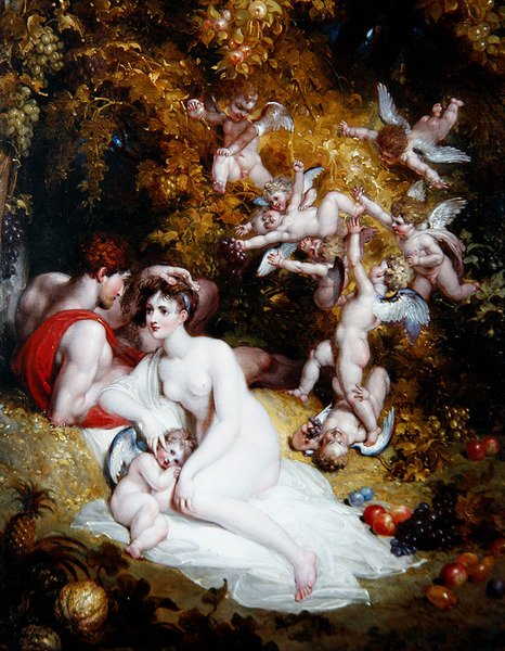 Vertumnus en Pomona, ca. 1807 door Richard Westall