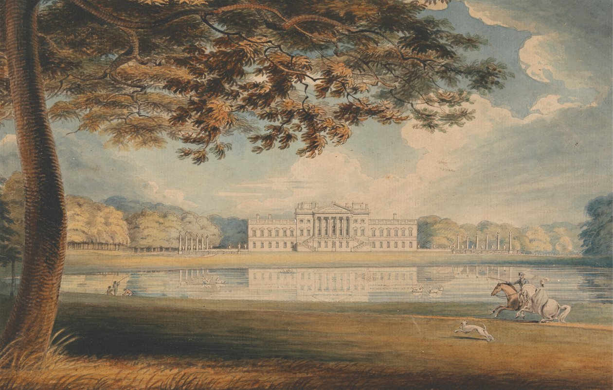 Wanstead Huis door Richard Westall