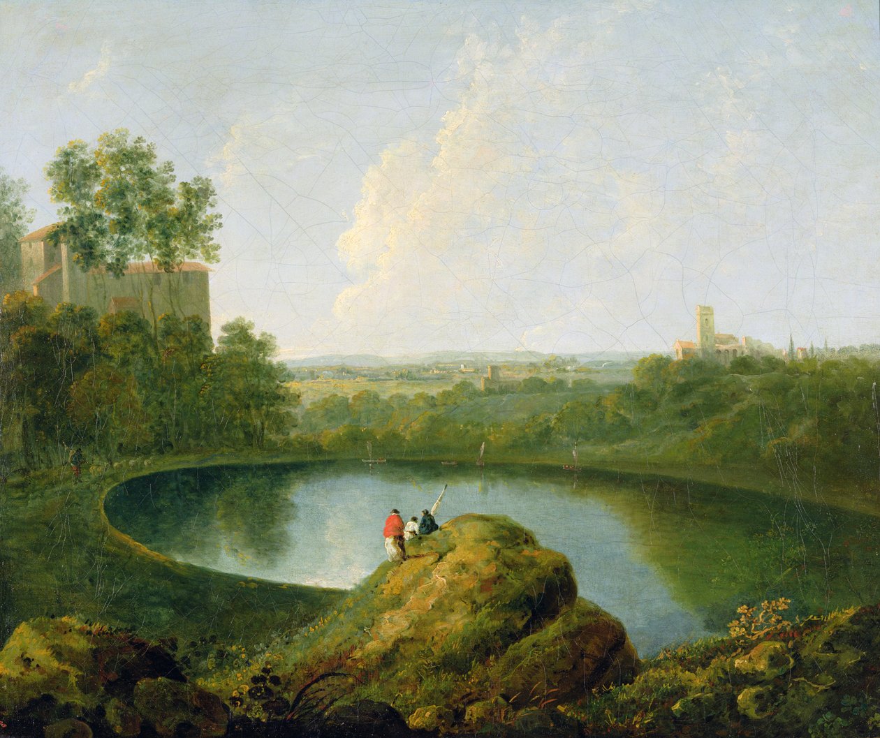 Het hoofd van het Meer van Nemi door Richard Wilson