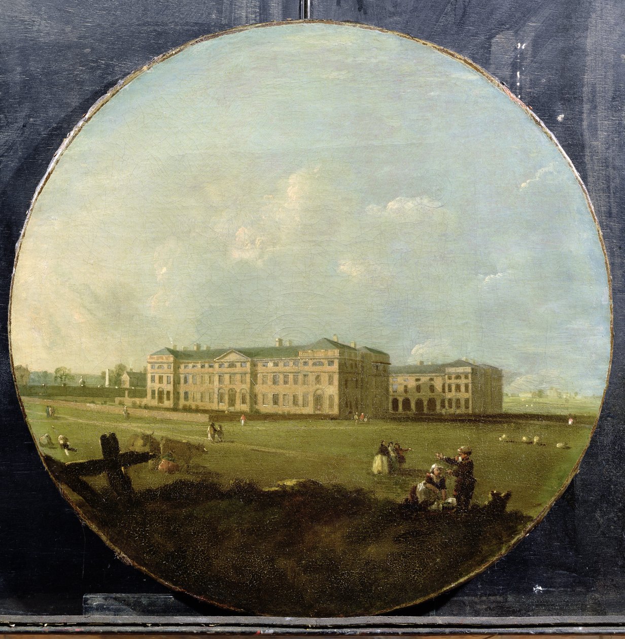 Het Thomas Coram Foundling Hospital, ca. 1746 door Richard Wilson
