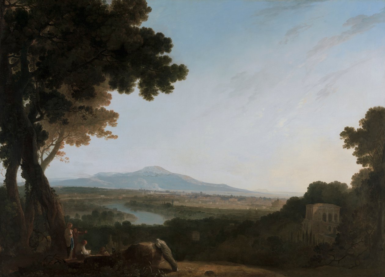 Rome vanaf de Villa Madama door Richard Wilson
