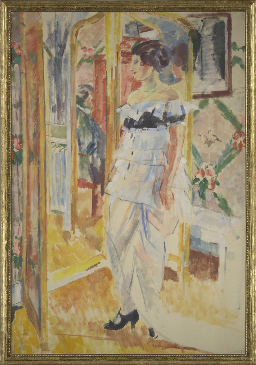 Porträt von Frau Giroux door Rik Wouters