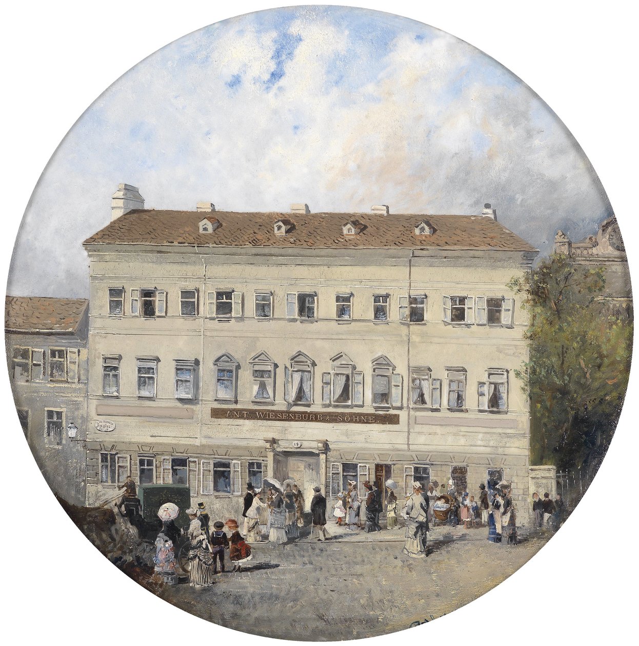 Ant. Wiesenburg en zonen, Zieglergasse 19 door Robert Alott