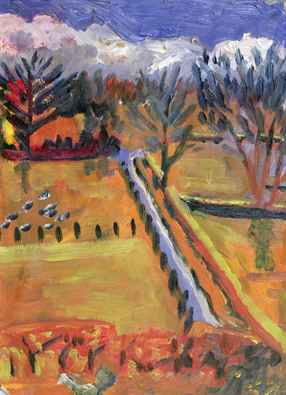 Blauwe Weg, Hereford, 1998 door Robert Hobhouse