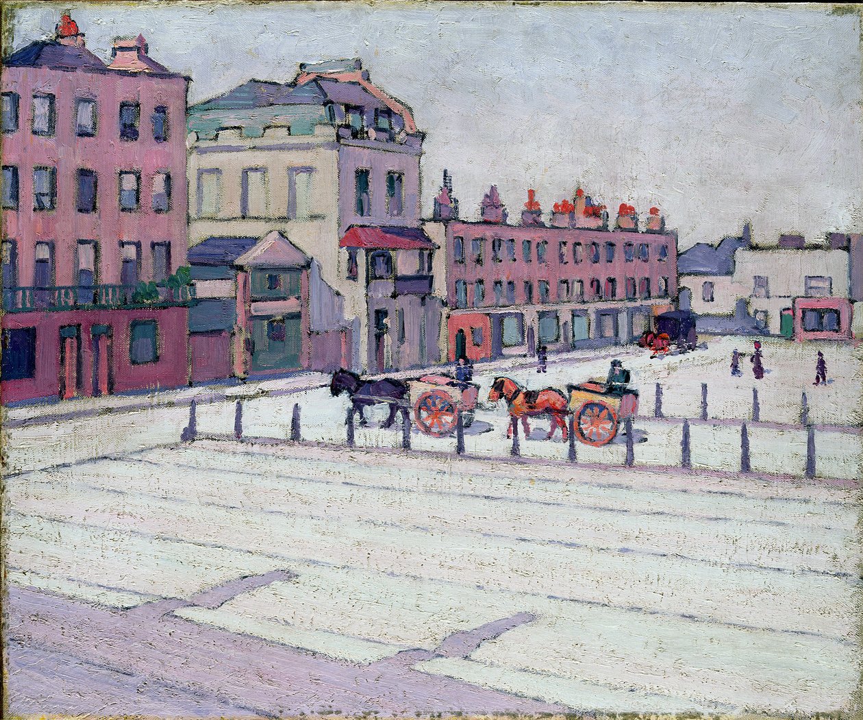 Cumberland Market, noordzijde, 1912 door Robert Polhill Bevan