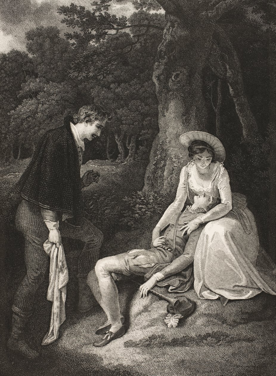 Het bos, Act II, Scene VII, uit 