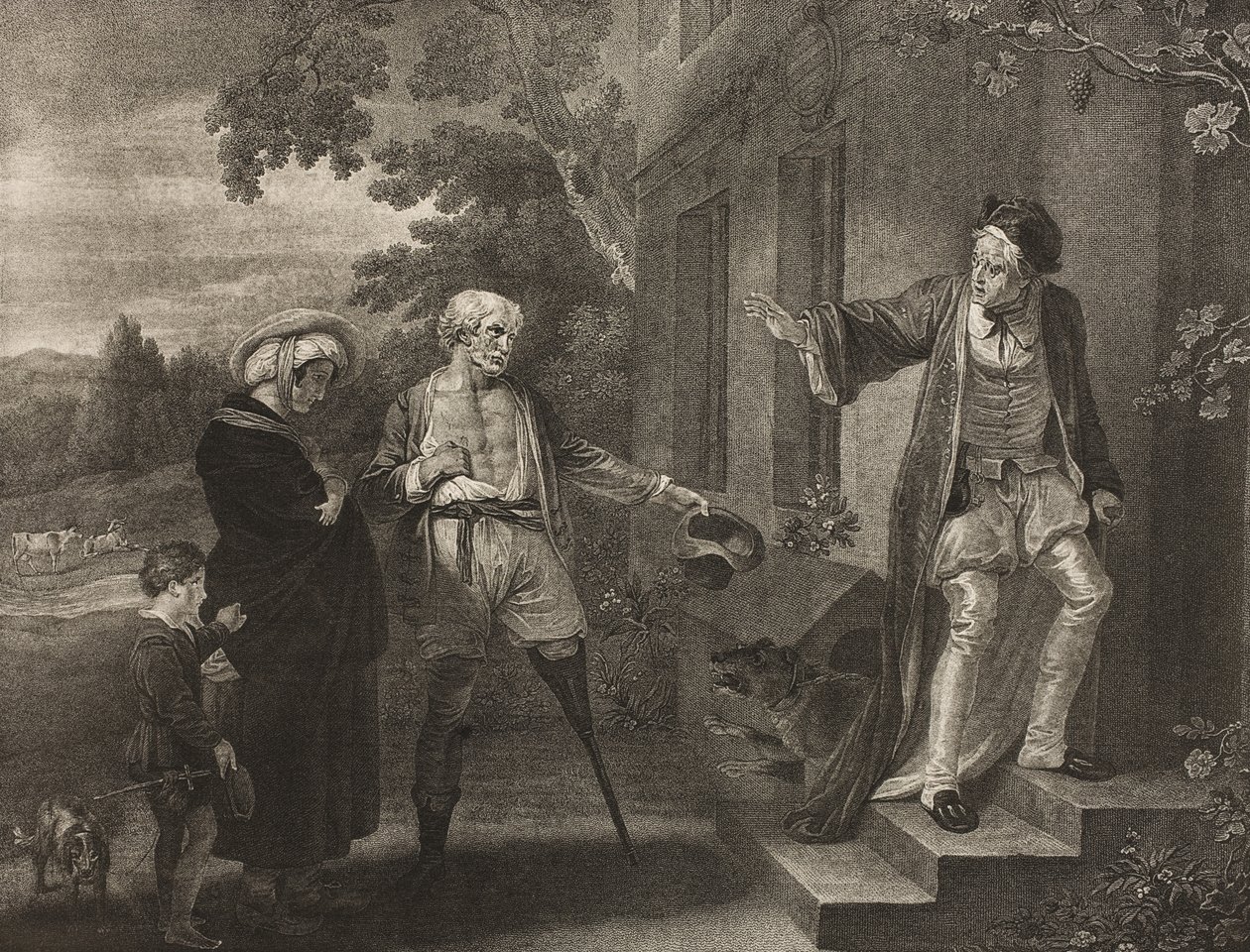 De Zeven Leeftijden van de Mens, Zesde Leeftijd, Act II, Scene VII, uit 