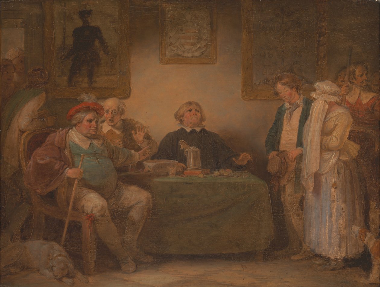 De zeven leeftijden van de mens: De rechter, Zoals u het wilt, II, vii door Robert Smirke