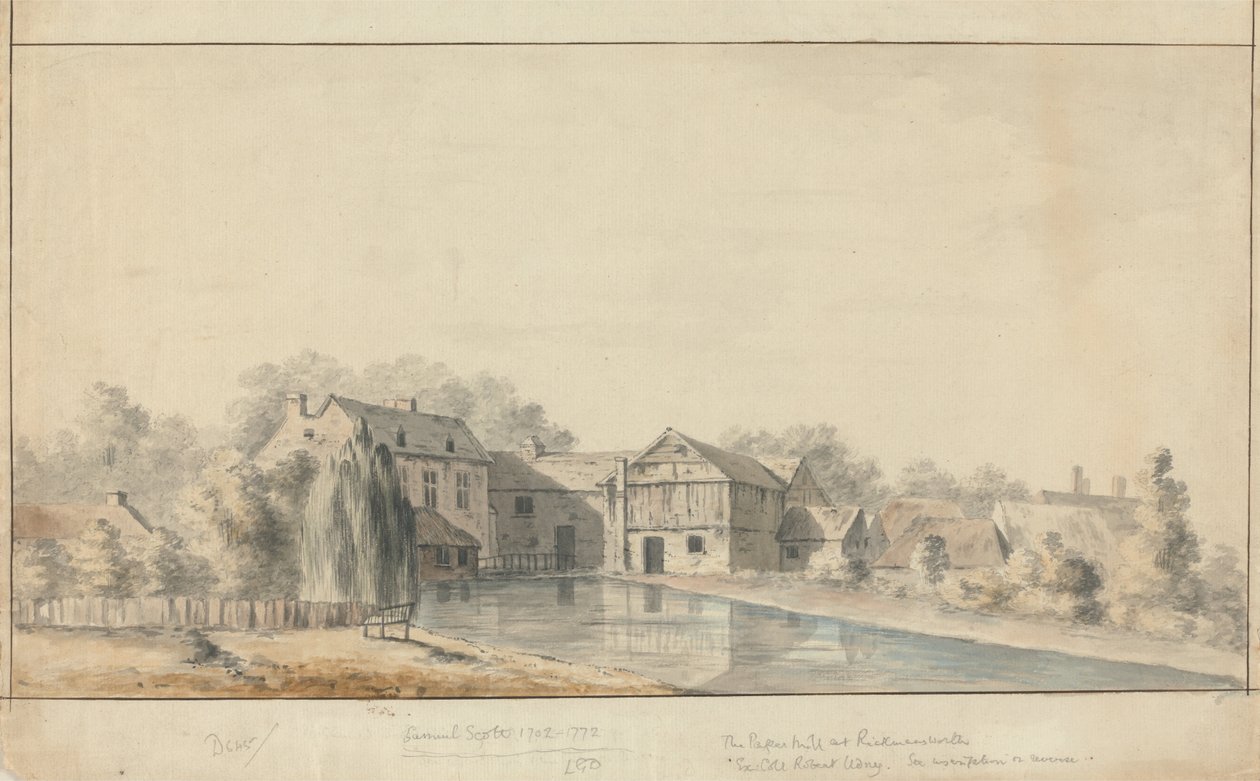 De Papiermolen bij Rickmansworth door Robert Udney