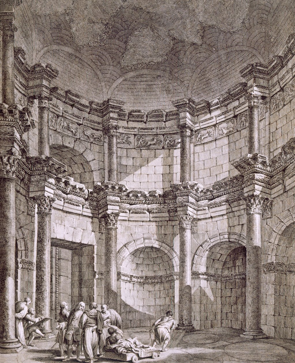 De Tempel van Jupiter door Robert Adam