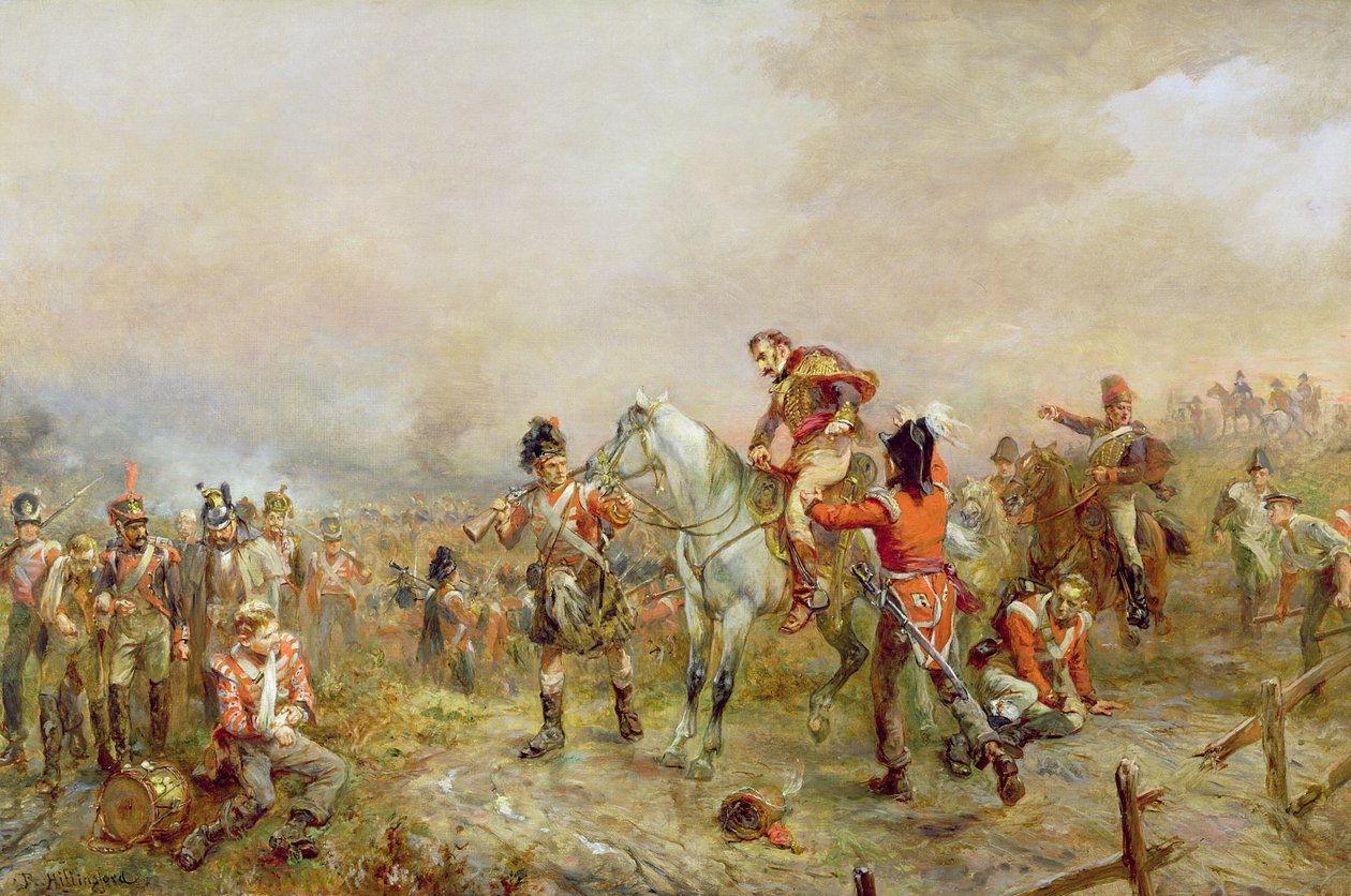 Veld van Waterloo door Robert Alexander Hillingford