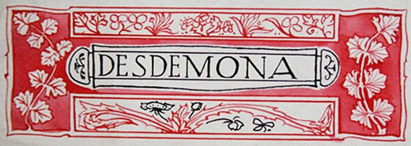 Desdemona, uit Shakespeare